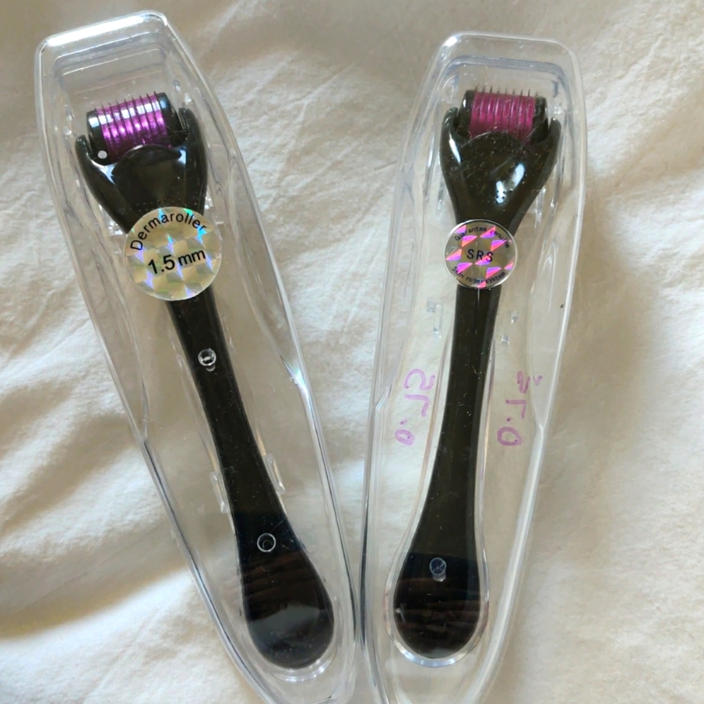2 Dermarollers pack!!! Reduce scars and acne! Microdermabrasion